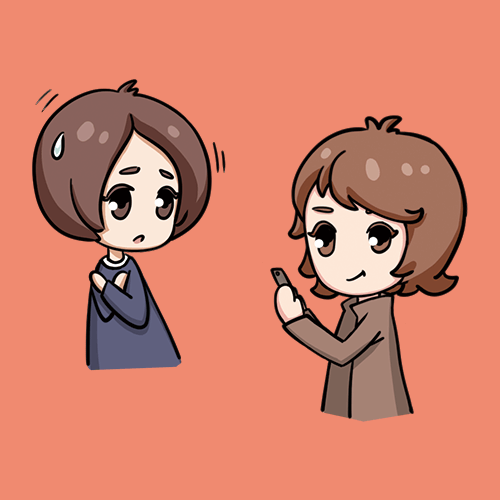 상대방의 동의를 받지 않은 촬영물 예시